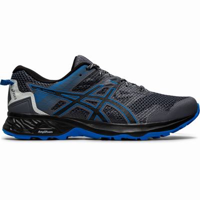 Asics Gel-Sonoma 5 - Miesten Polkujuoksukengät - Harmaat/Mustat